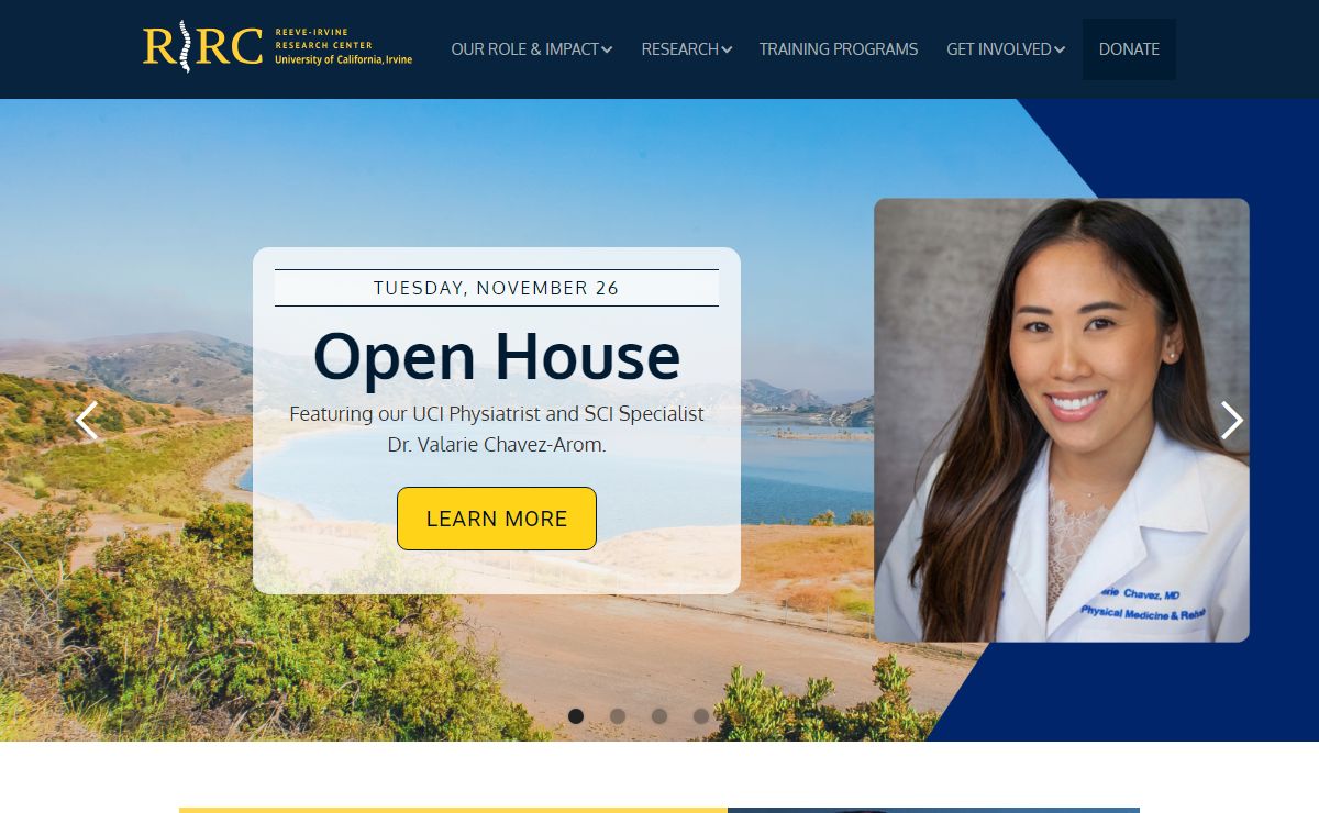 Reeve-Irvine Research Center | Spinal Cord Injury Research