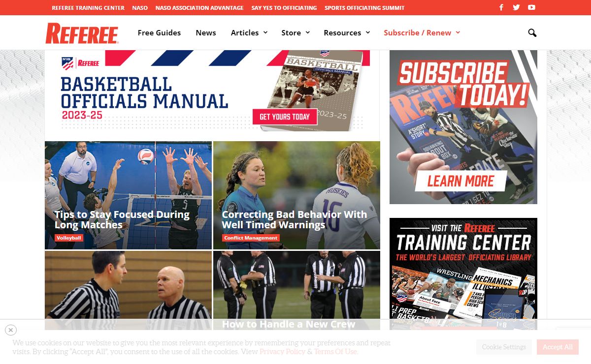 Referee.com & Referee Magazine - Your Source For EVERYTHING Officiating