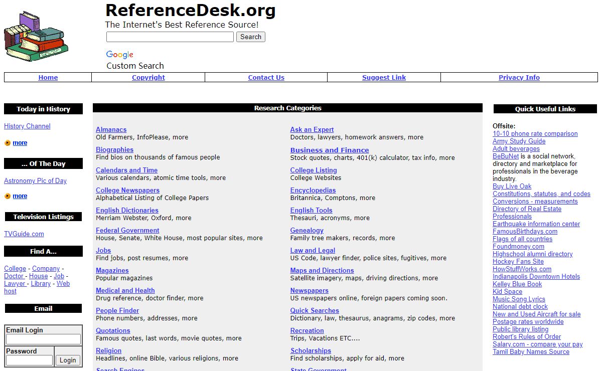 ReferenceDesk.org -- The Internet's Best Reference Source!
