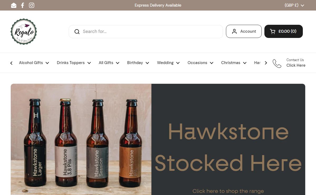 Personalised Gifts, Drinks Toppers & Alcohol Gift Sets | Regalo, UK