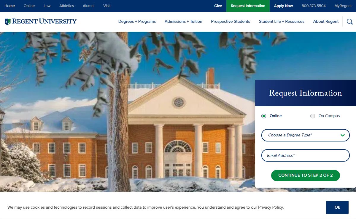 Top Christian College in Virginia & Online | Regent University