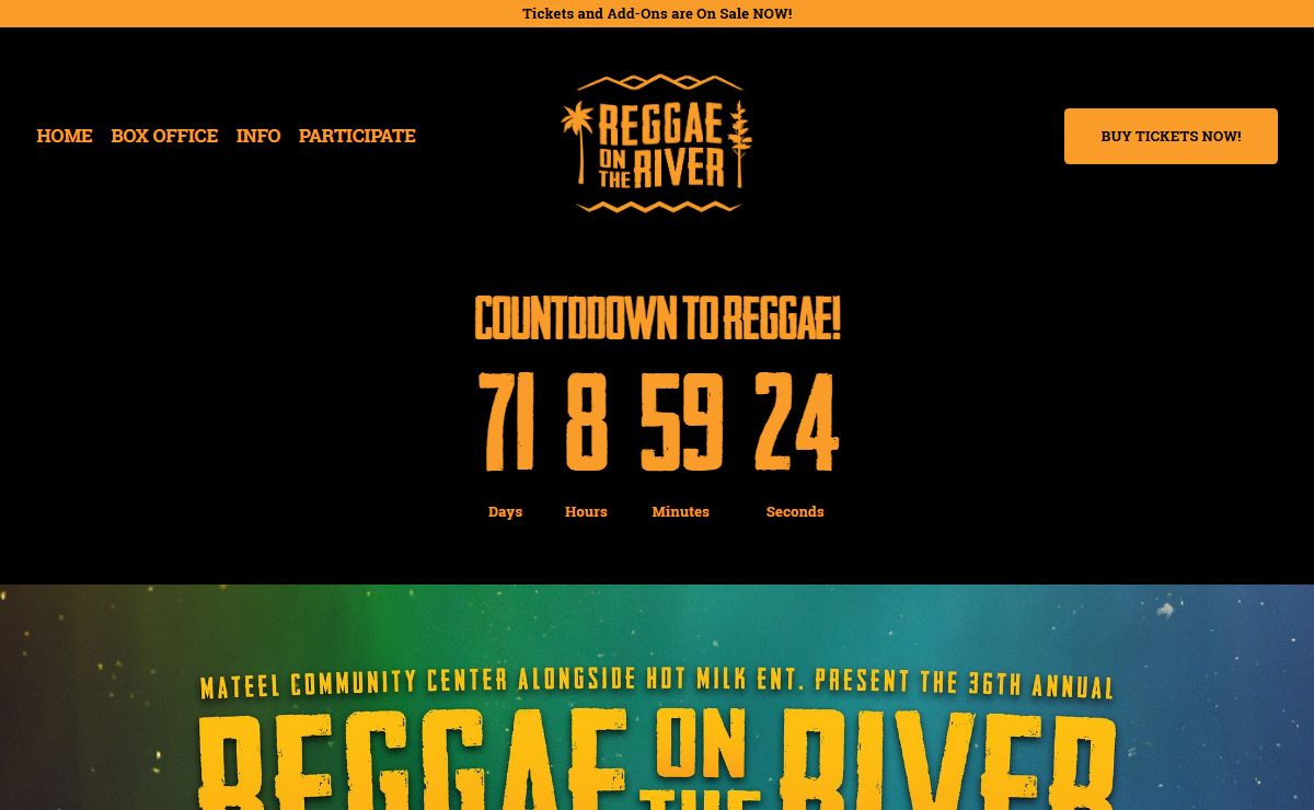 Reggae on the River 2025