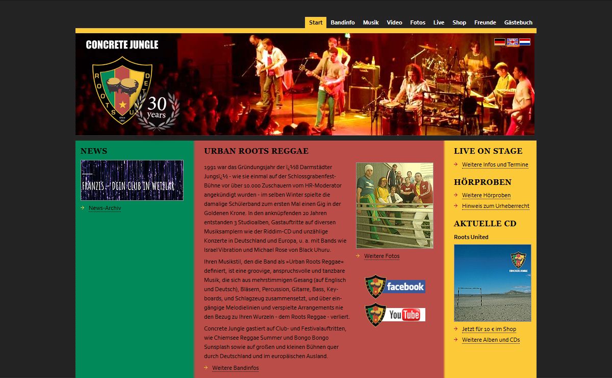 Concrete Jungle | Roots United | Urban Reggae since 1991