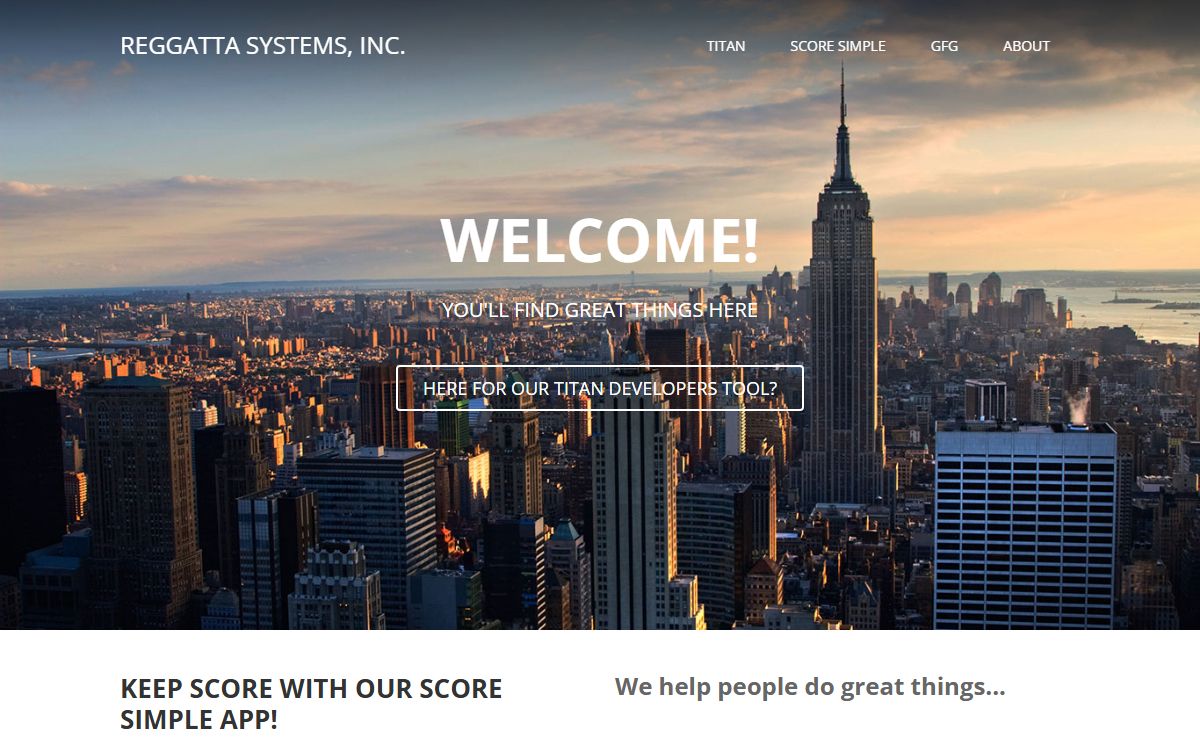 REGGATTA SYSTEMS, INC. - Reggatta Systems Home Page