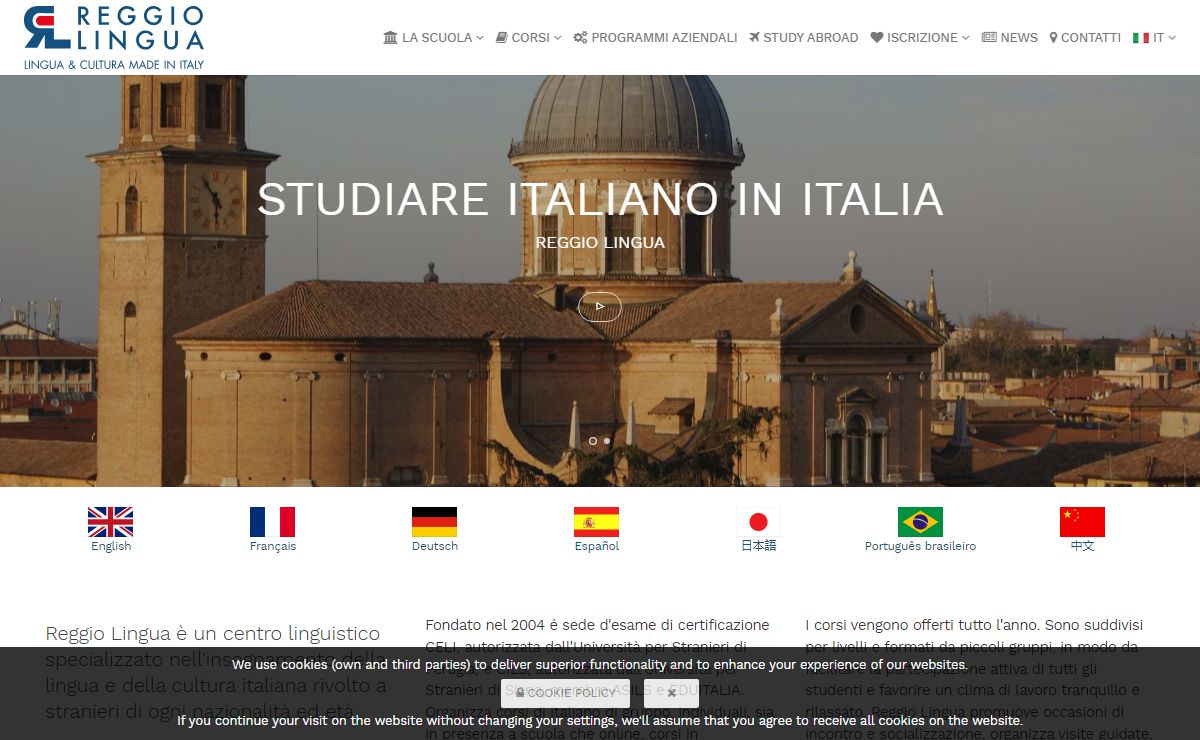 Reggio Lingua - Studiare italiano in Italia