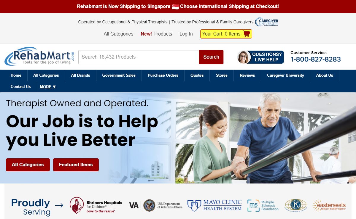 Rehabmart.com - Medical Supplies, Discount Medical Products. Therapist owned.