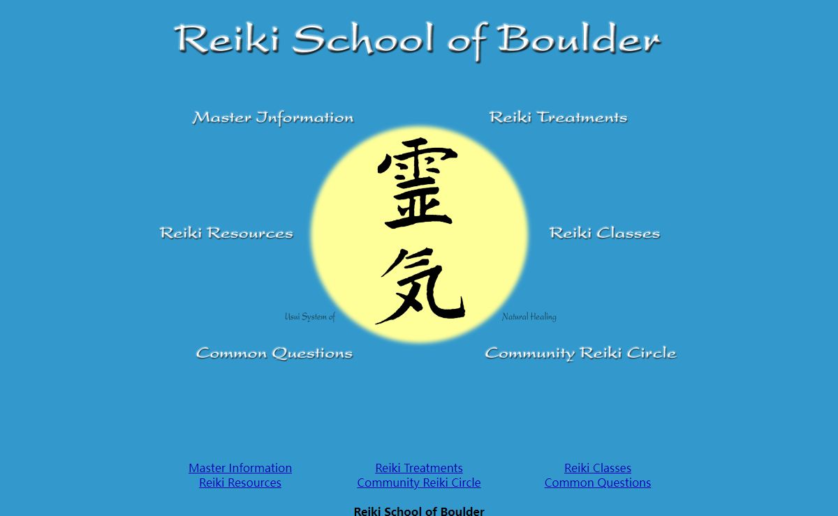 ~ Reiki School of Boulder ~