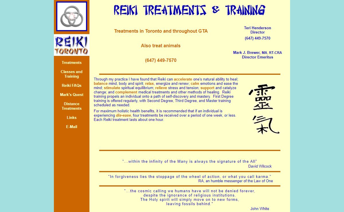 Reiki Toronto, Etobicoke and Brampton, Ontario, Canada - Touch that Heals!