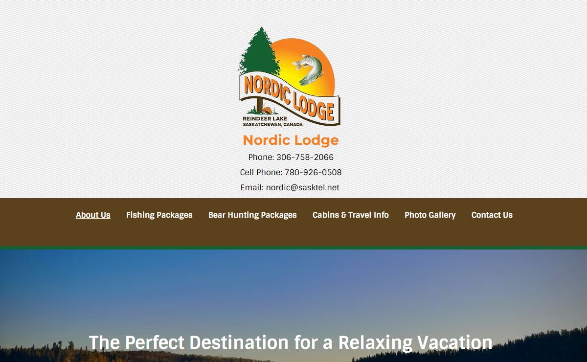 Nordic Lodge on Reindeer Lake, Saskatchewan, Canada