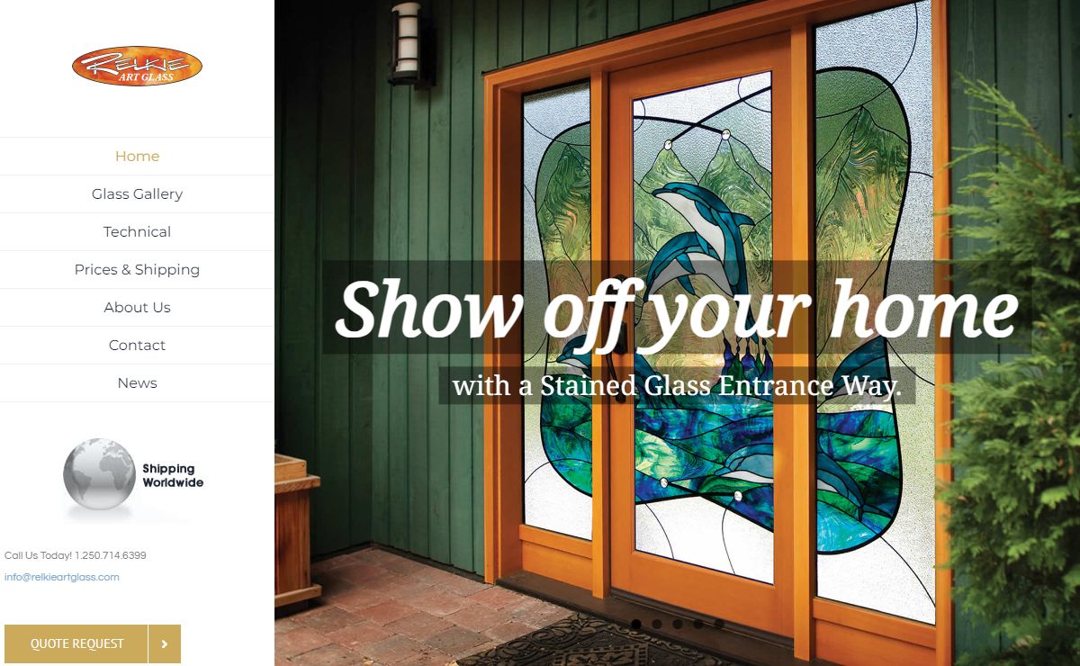 Relkie Art Glass | Stained | Sandblasted | Carved