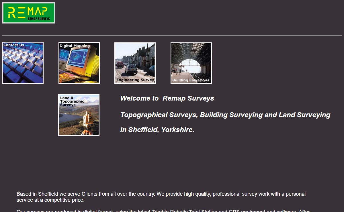 Topographical Surveys, Building Surveying and Land Surveying by Remap Surveys in Sheffield