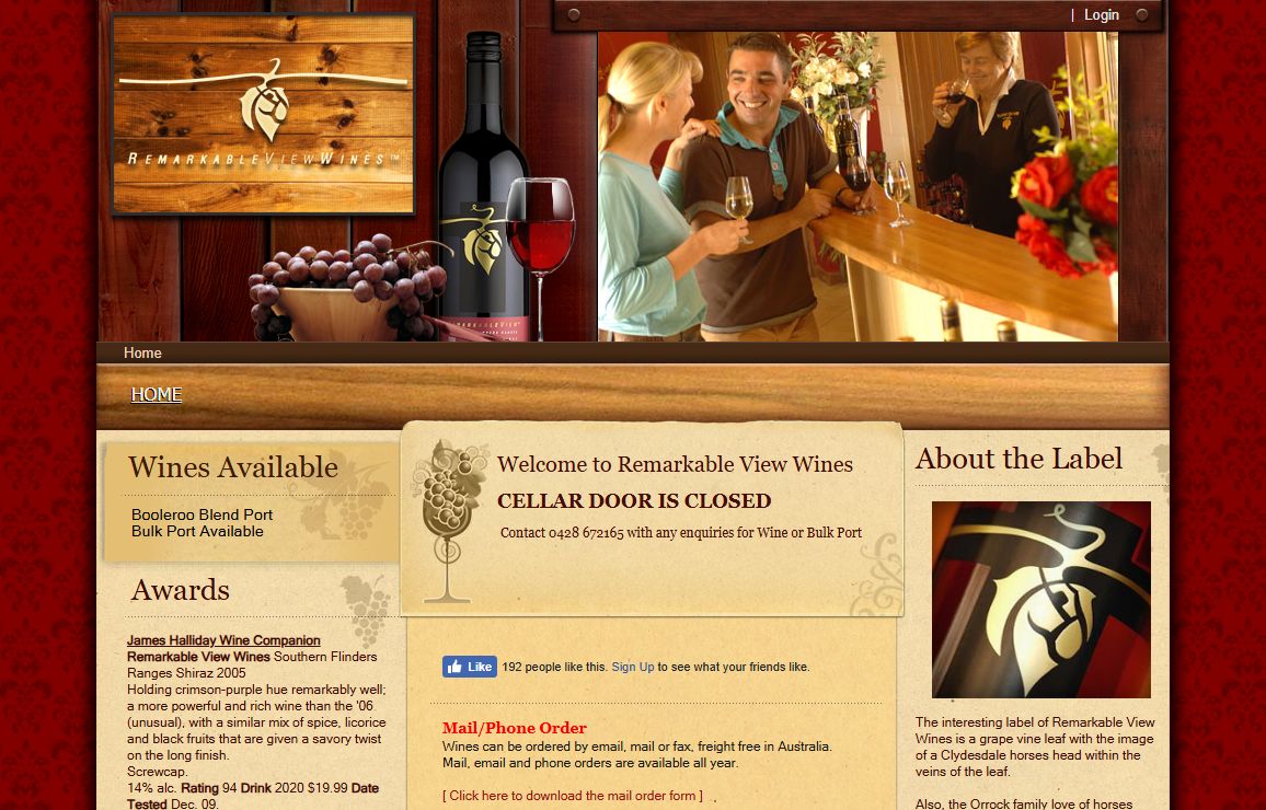 Remarkable View Wines > Home