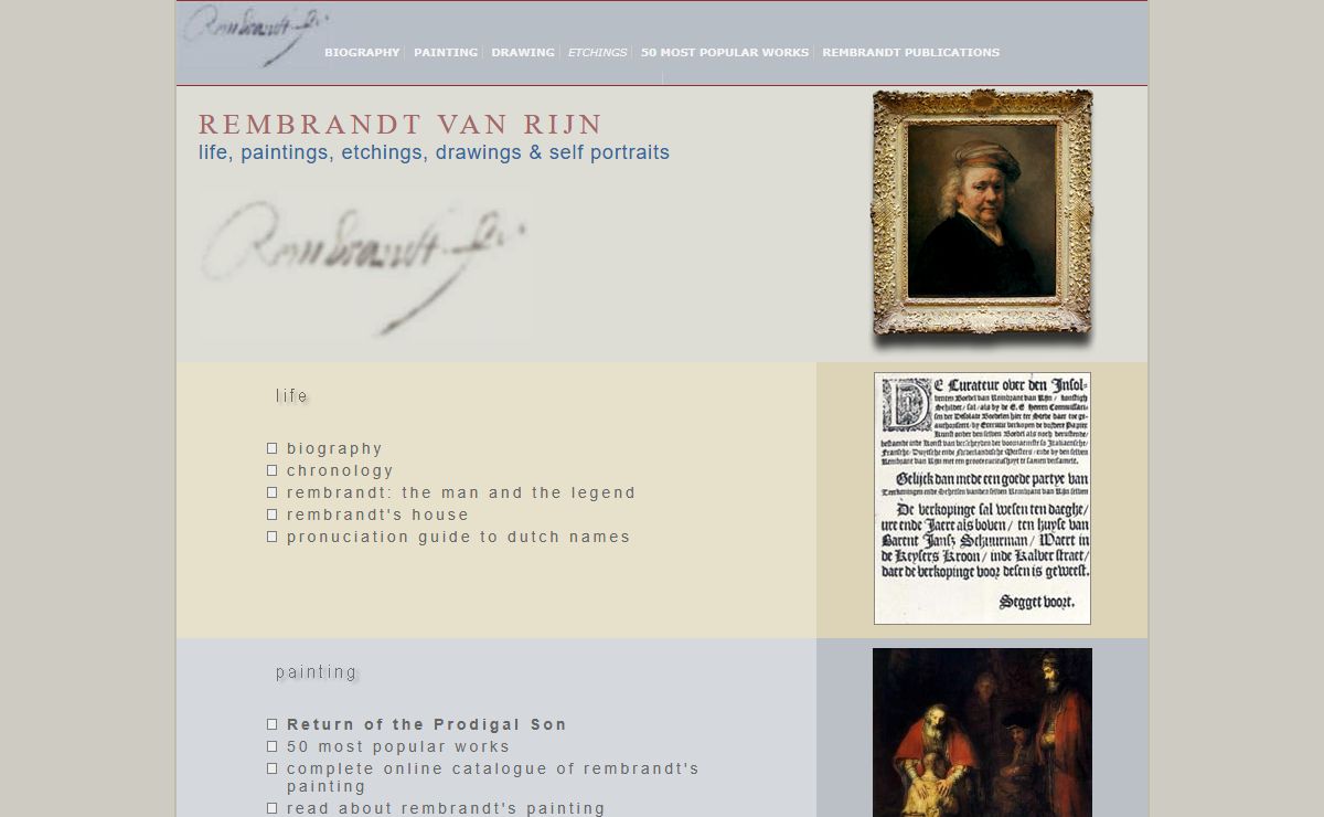 Rembrandt van Rijn: Life and Work
