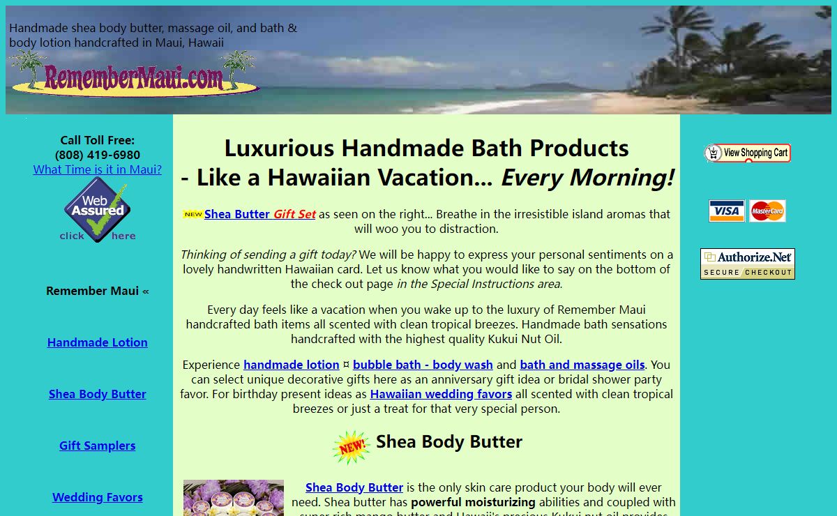 Shea Body Butter For Sale - Hawaiian Body Lotions Made in Maui Hawaii