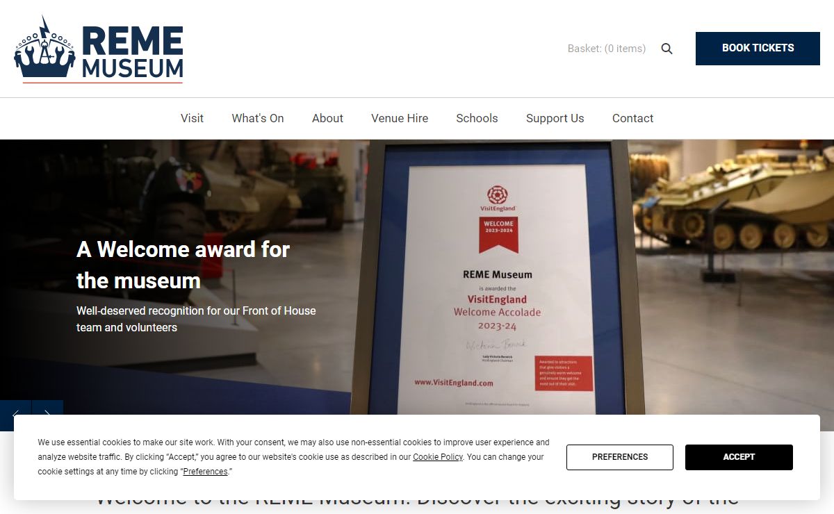 Welcome | REME Museum