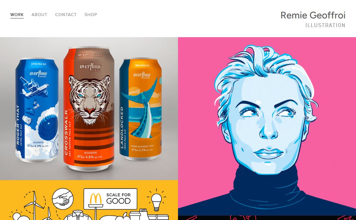 Remie Geoffroi illustration