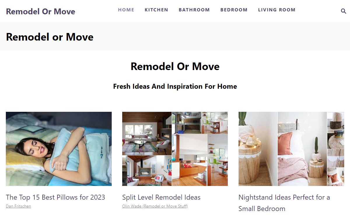Remodel or Move
