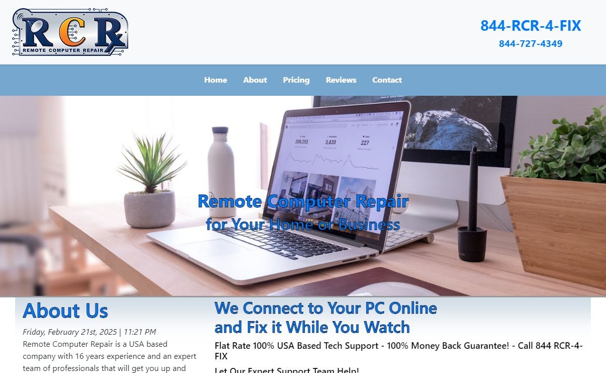 Remote Computer Repair - Online Virus Removal - Or You Don't Pay!