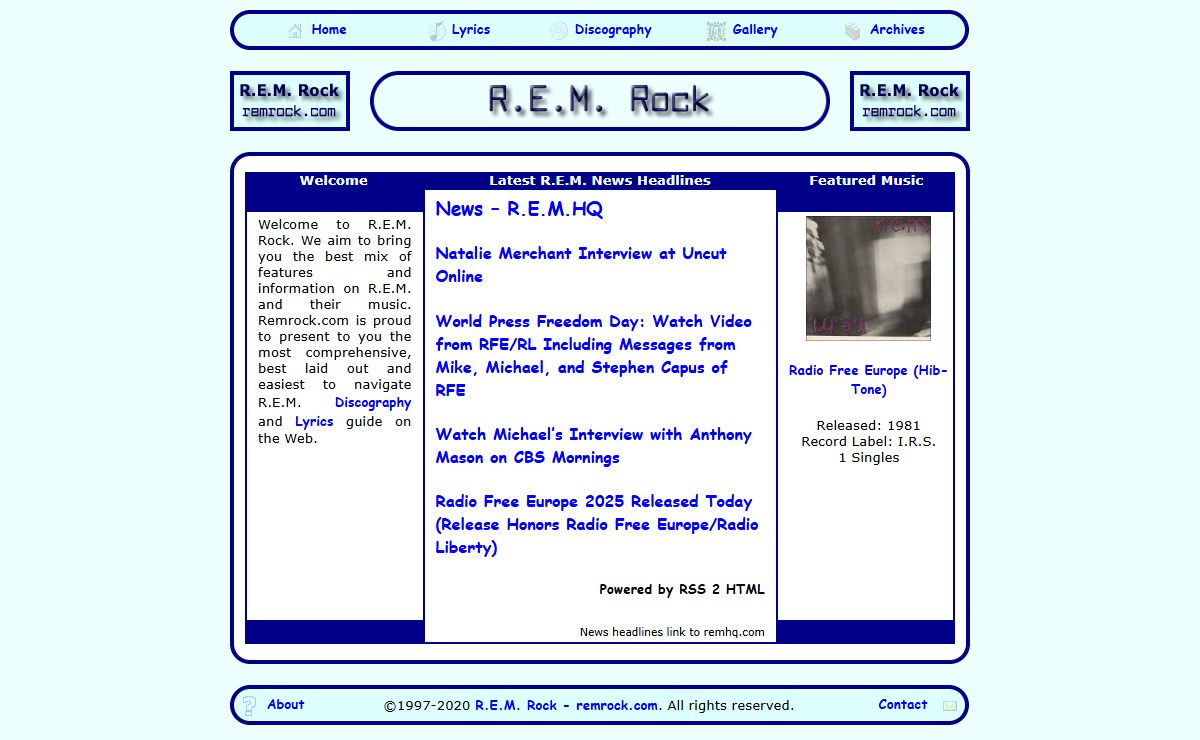 R.E.M. Rock - remrock.com