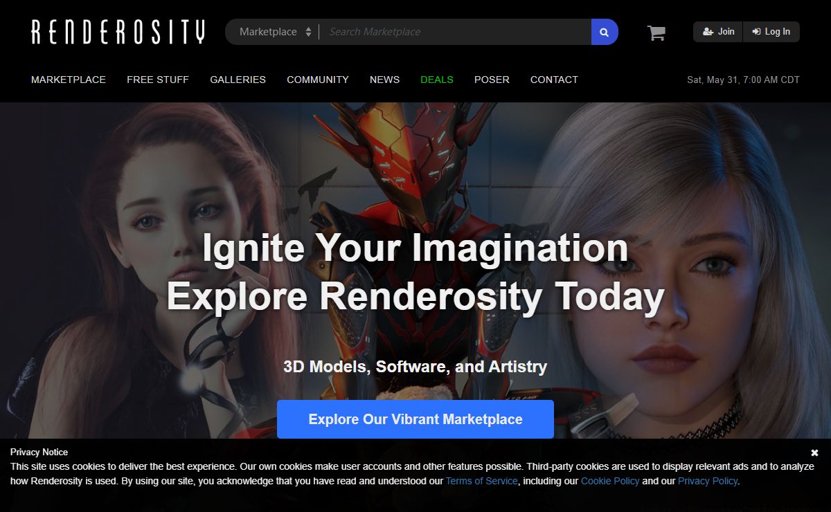 Renderosity - 3D Models | 3D Software | 3D Art