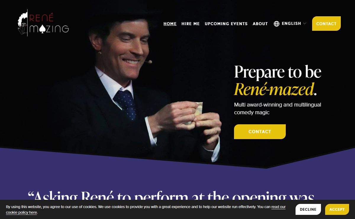 René Frotscher - Rene-Mazing - Magic & Comedy Shows