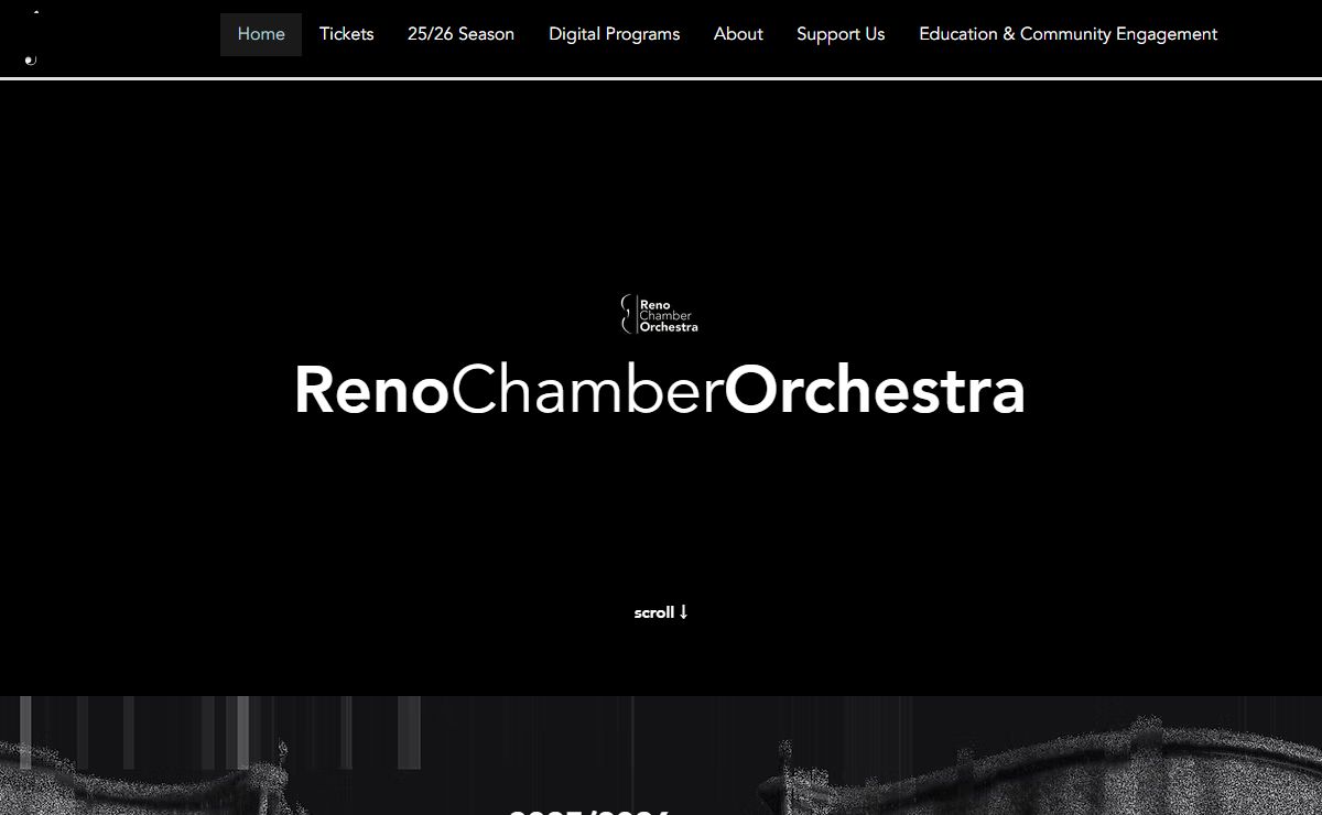 Reno Chamber Orchestra | Renowned Chamber Orchestra and Festival | 925 Riverside Drive Reno, NV, USA