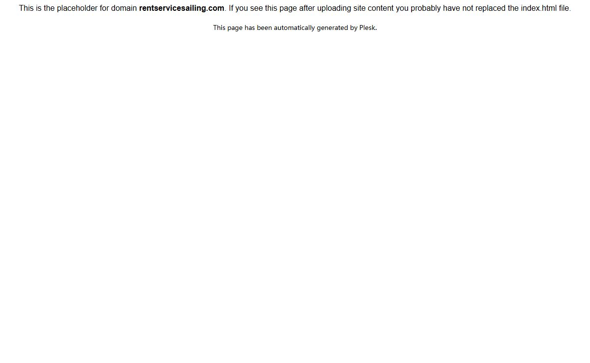 PlaceHolder for rentservicesailing.com