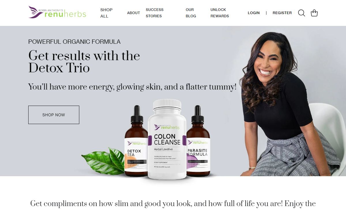 Robin Anthony’s Organic Herbal Supplements – renuherbs