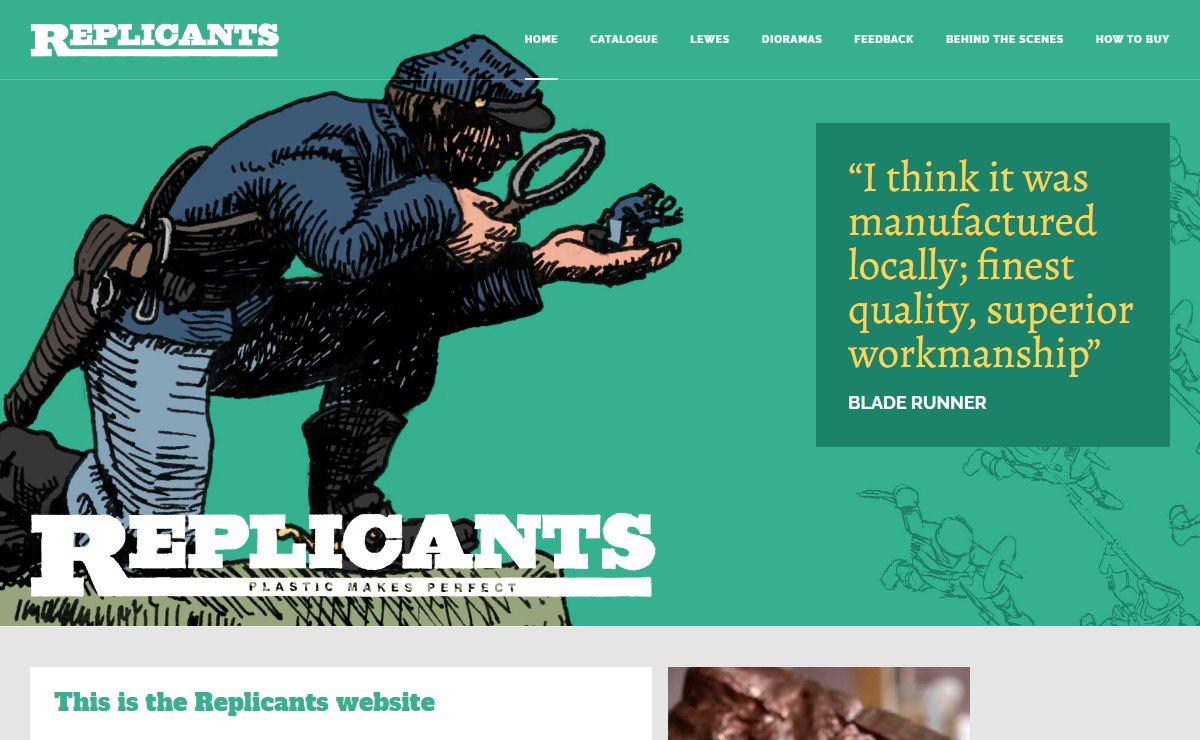 Replicants — Plastic makes perfect