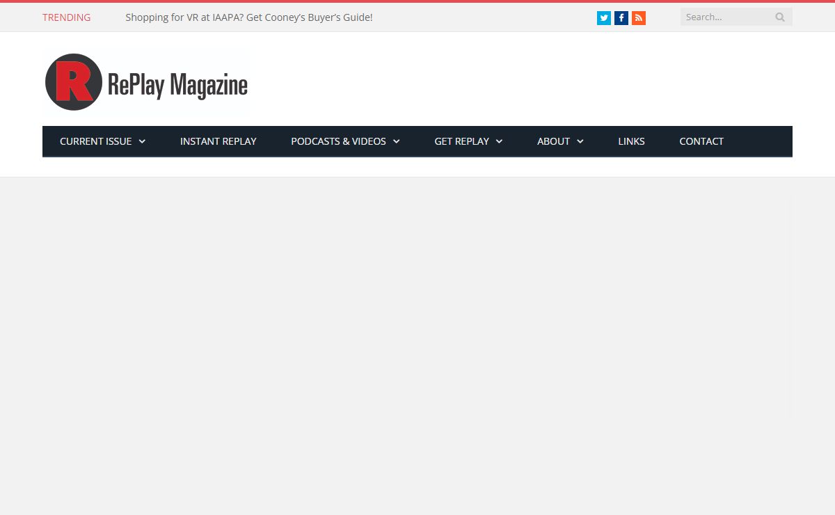 RePlay Magazine — Covering the Route and Game Center Business Since 1975
