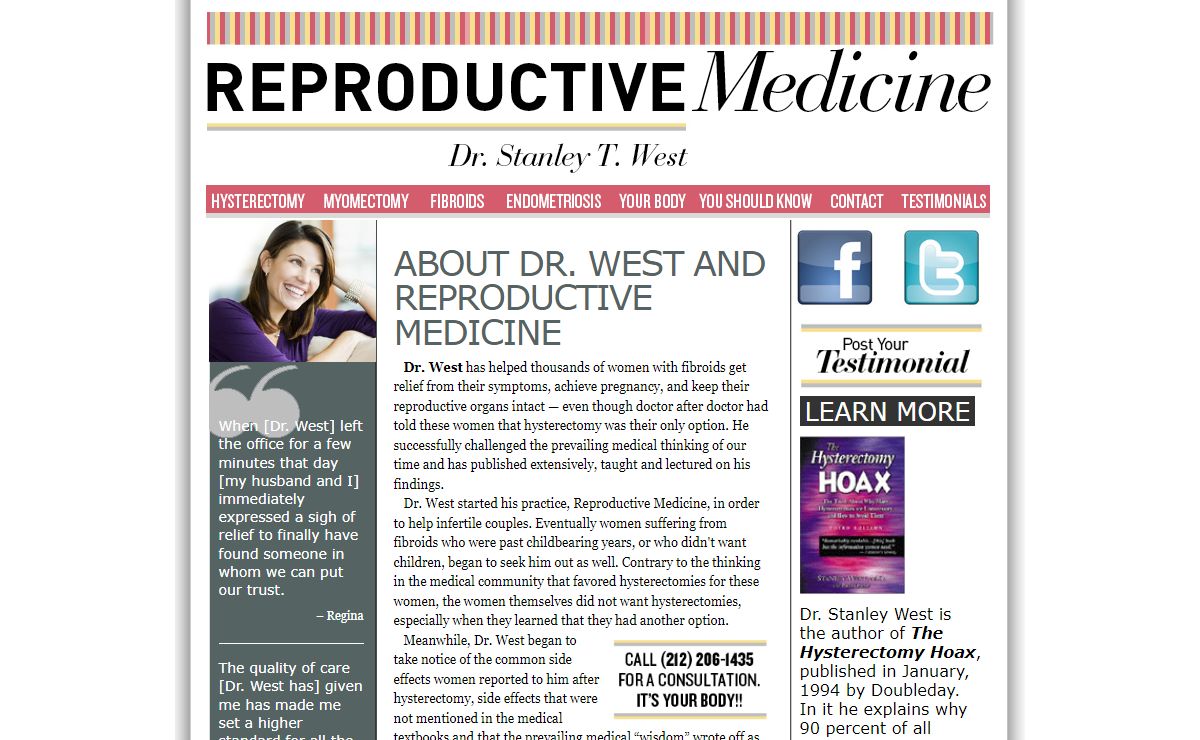 Reproductive Medicine by Dr. West