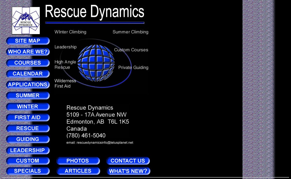 Rescue Dynamics Home Page