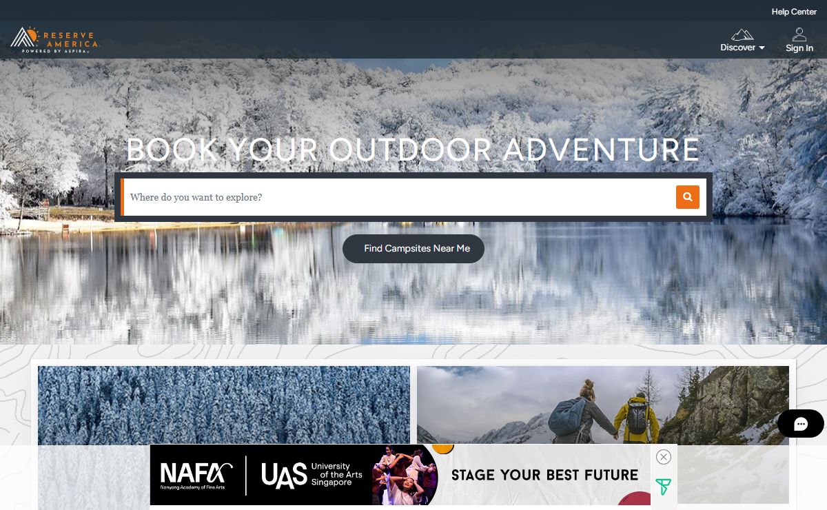 Camping & Campground Reservations Online | ReserveAmerica