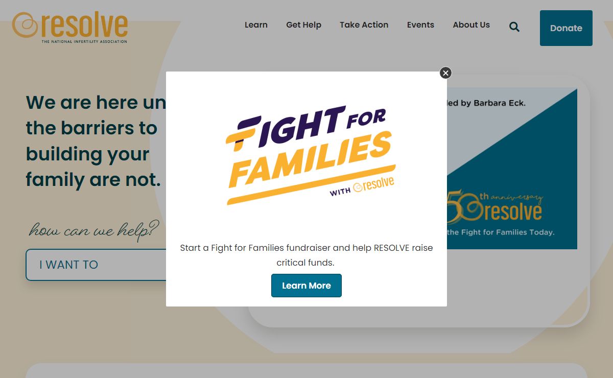 Homepage | RESOLVE: The National Infertility Association