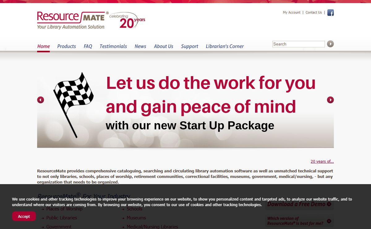 ResourceMate® - Small Library Automation Software & Church Library Catalog Software - ResourceMate® Library Cataloguing Software