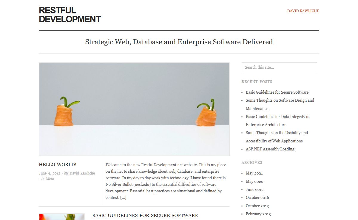 Restful Development