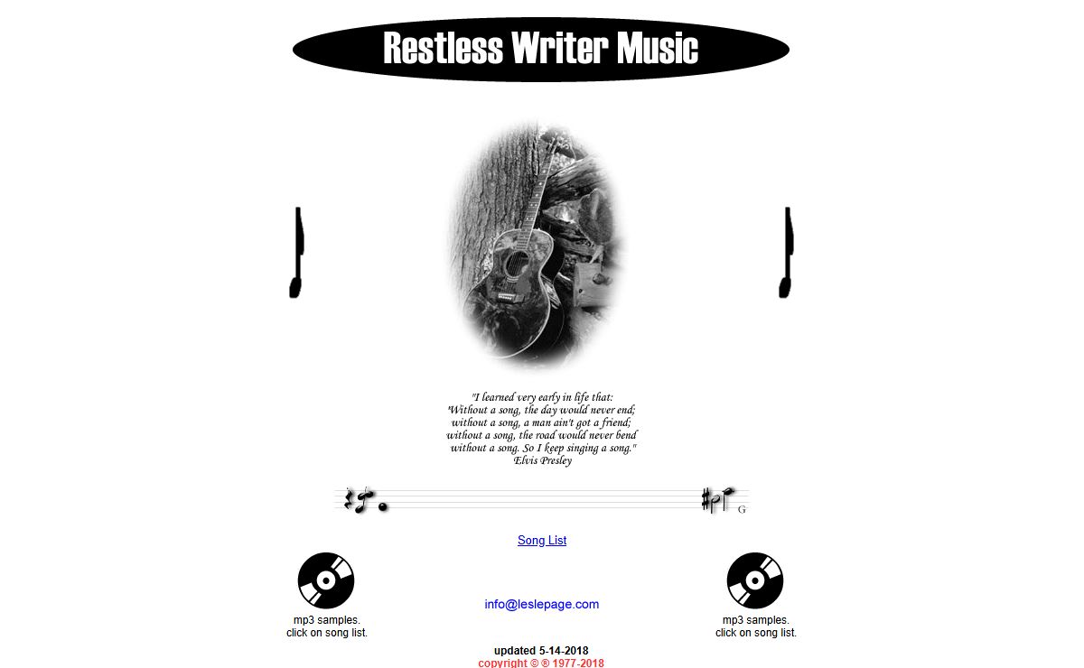 Restless Writer Music