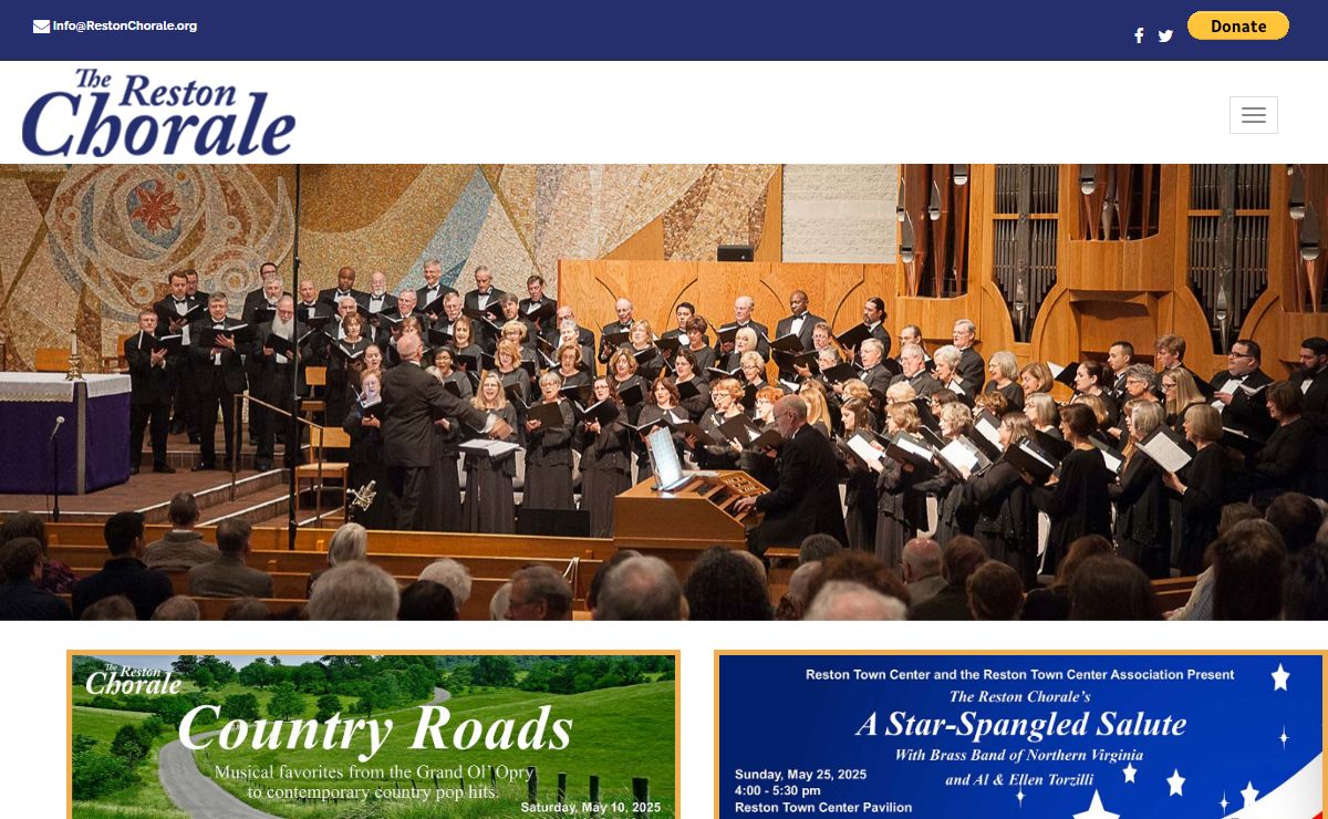 The Reston Chorale - Fairfax County Choir