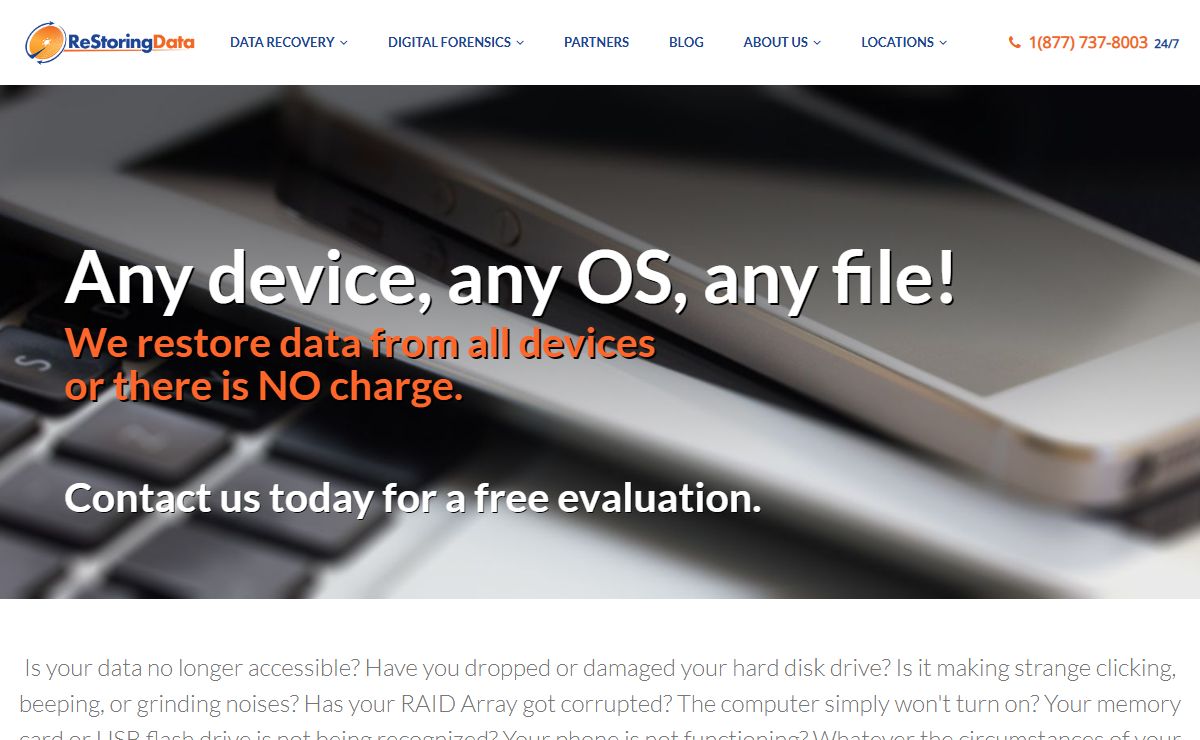 Expert Data Recovery Service | Restoring Data