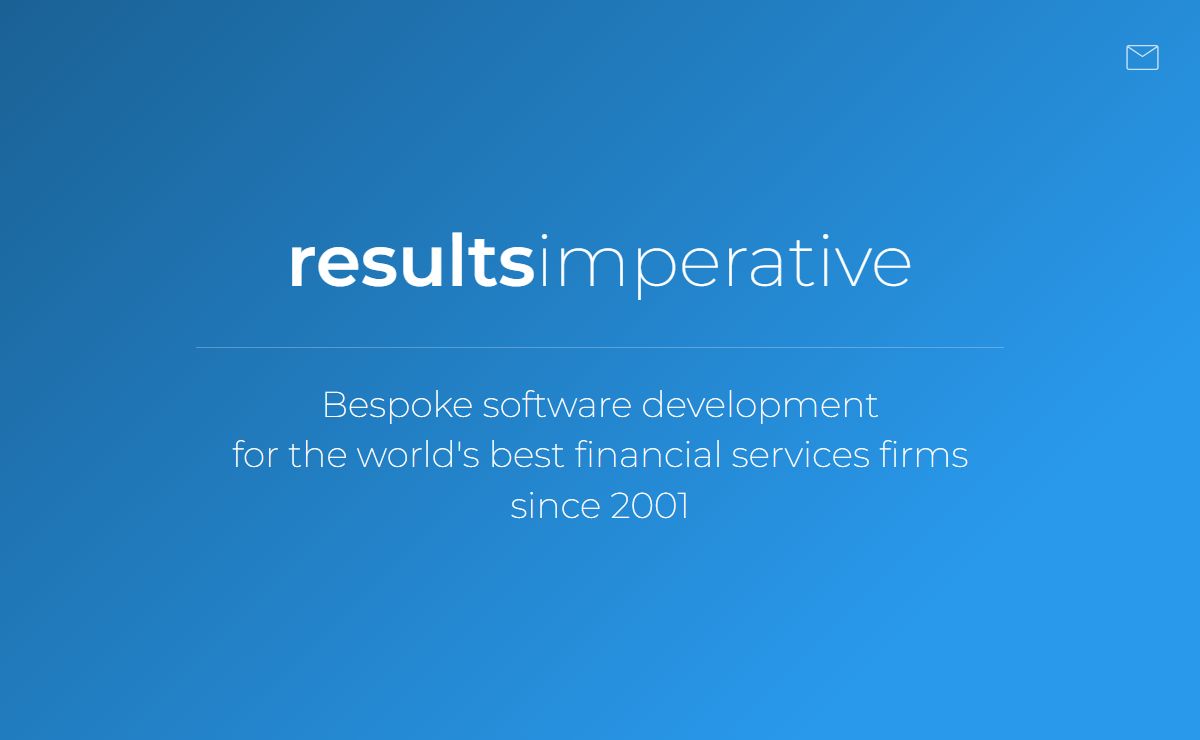 Results Imperative is back!
