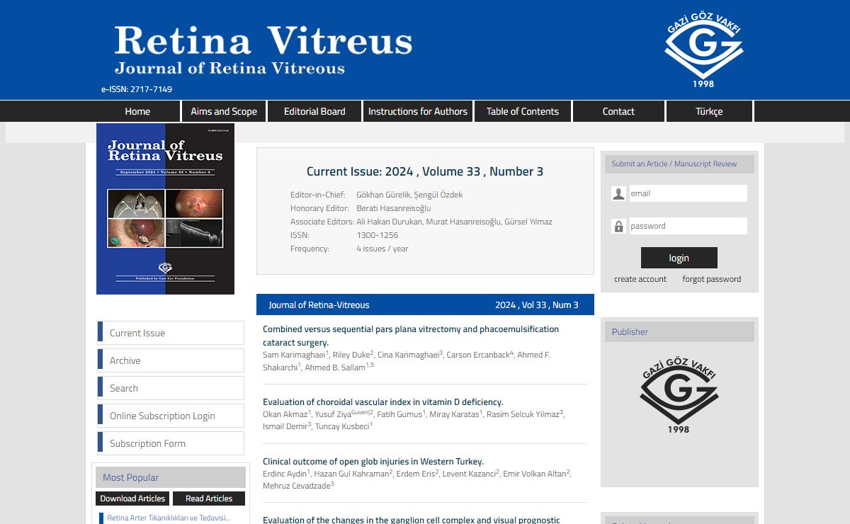 Journal of Retina-Vitreous
