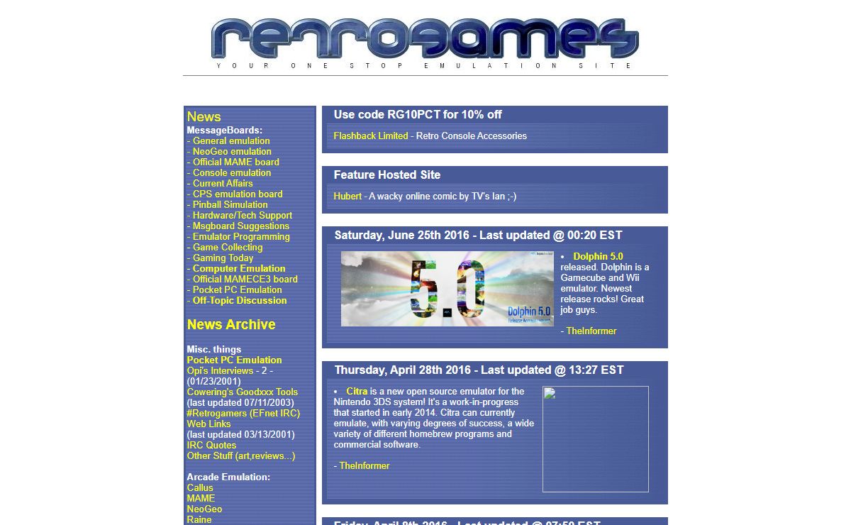  [ Retrogames ] - Your ONE STOP emulation site!