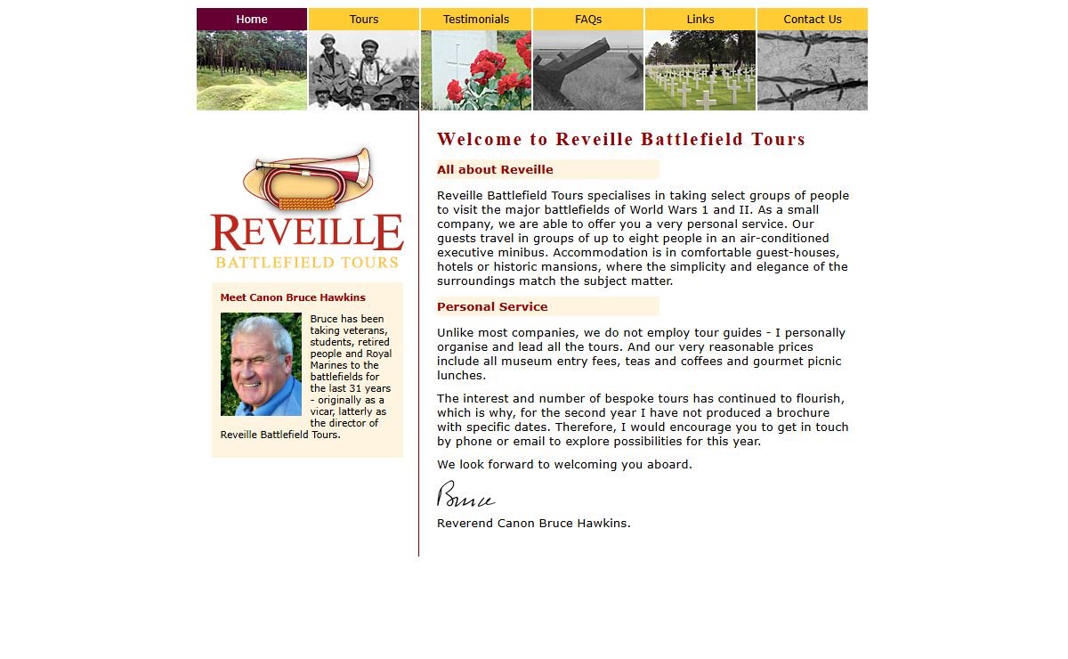 Reveille Battlefield Tours