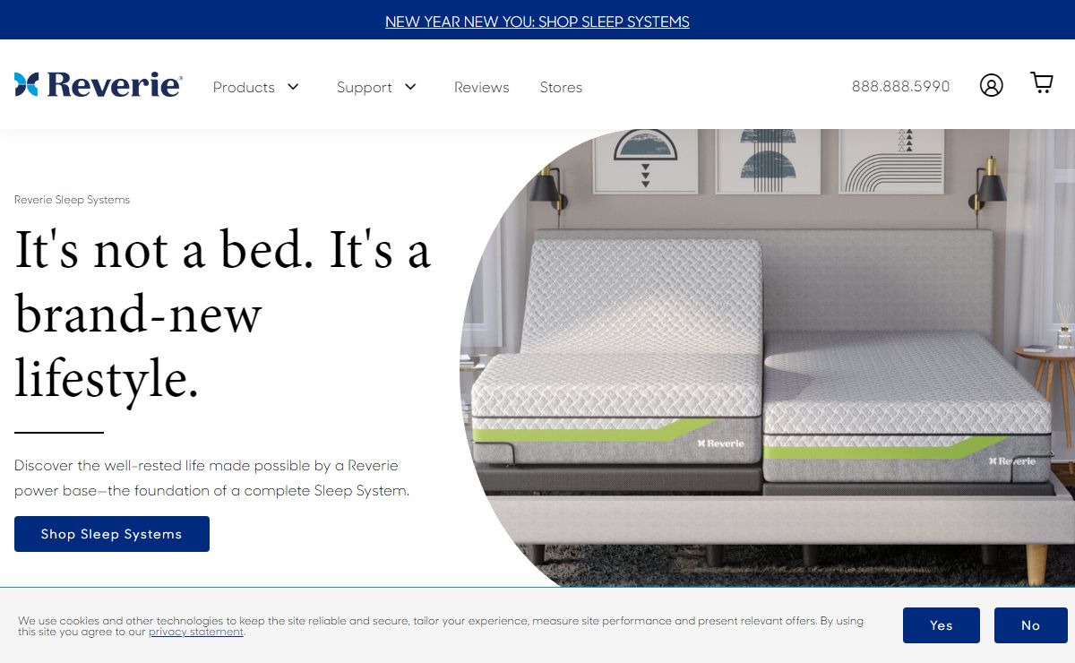 Adjustable Beds | Custom Sleep Systems & More | Reverie