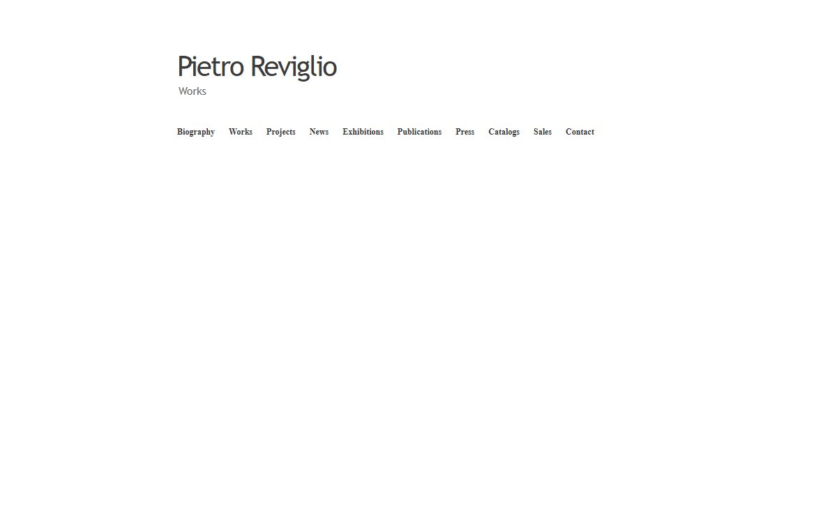 Screen - Pietro Reviglio's Official Website