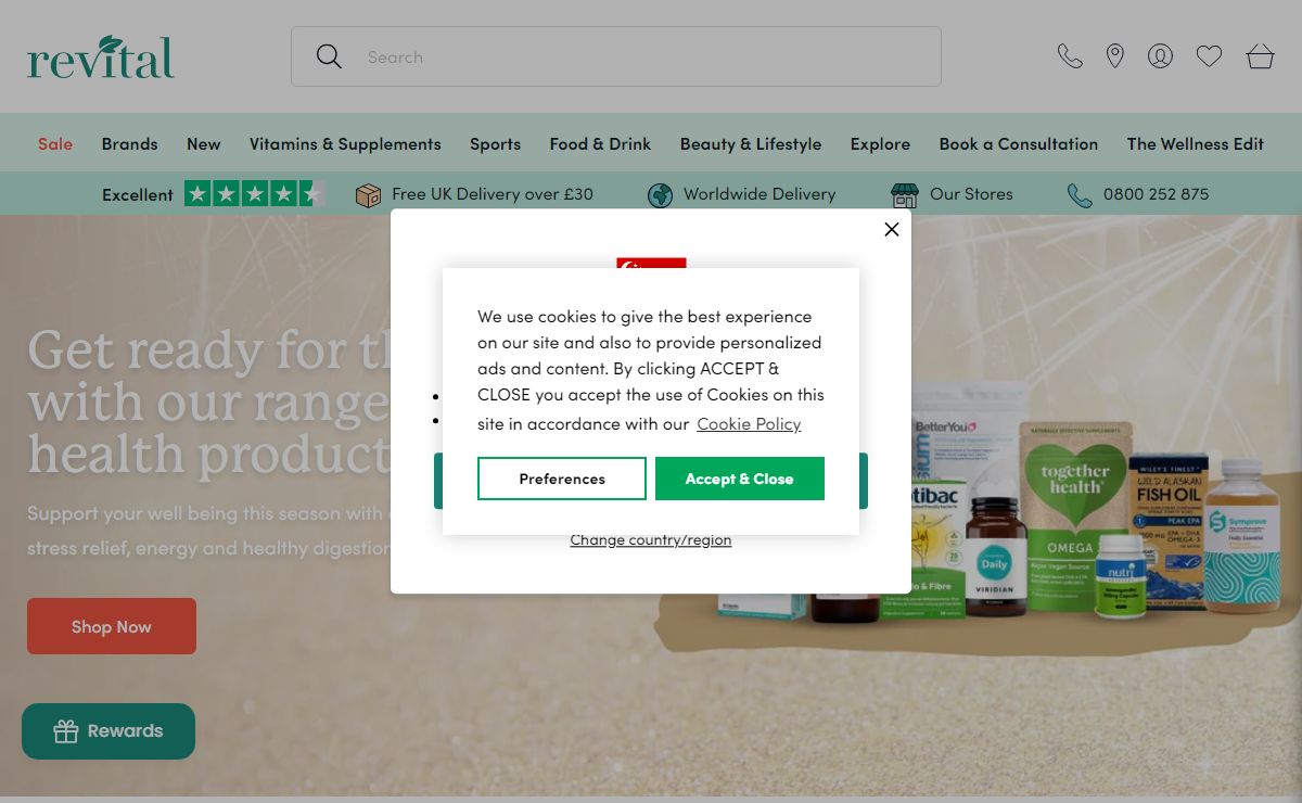 Your Health, Vitamin & Supplements Store Online | Revital