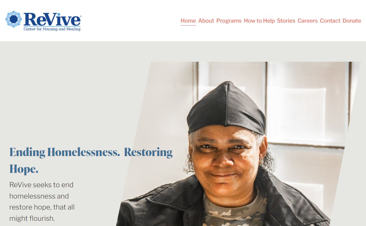 ReVive Center For Housing and Healing | Ending Homelessness. Restoring Hope.