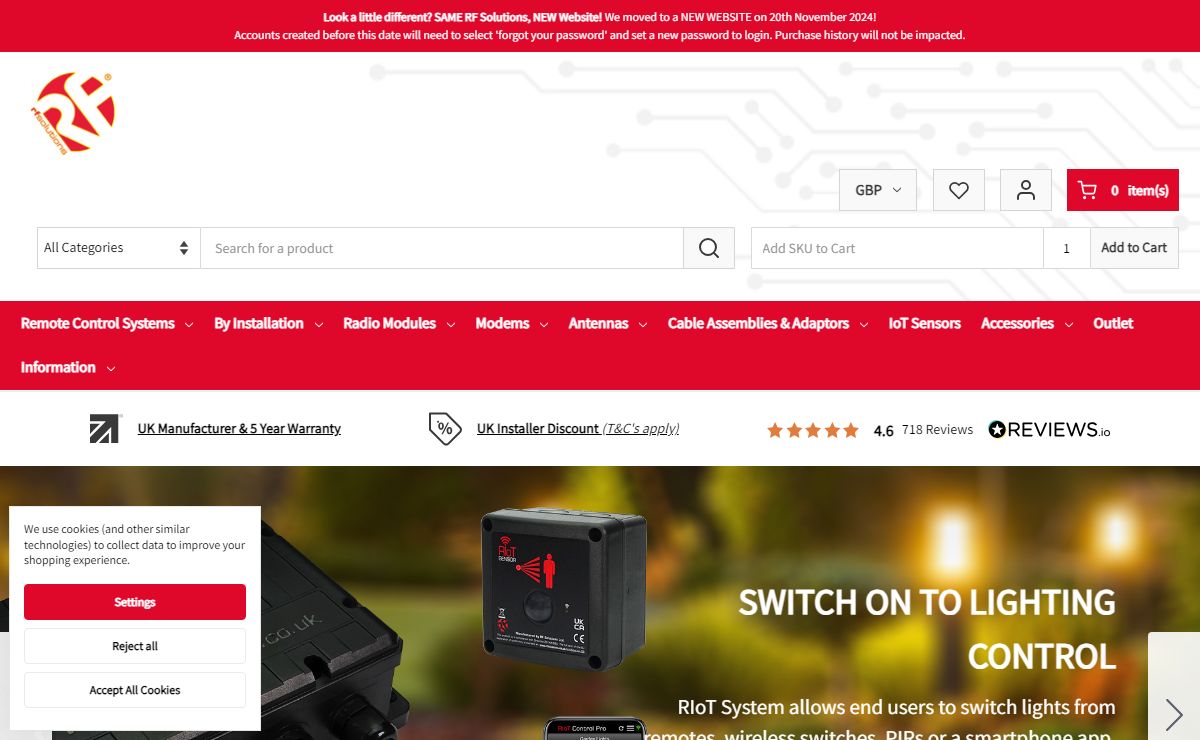 RF Solutions | Remote Control Systems, Modules & Antennas