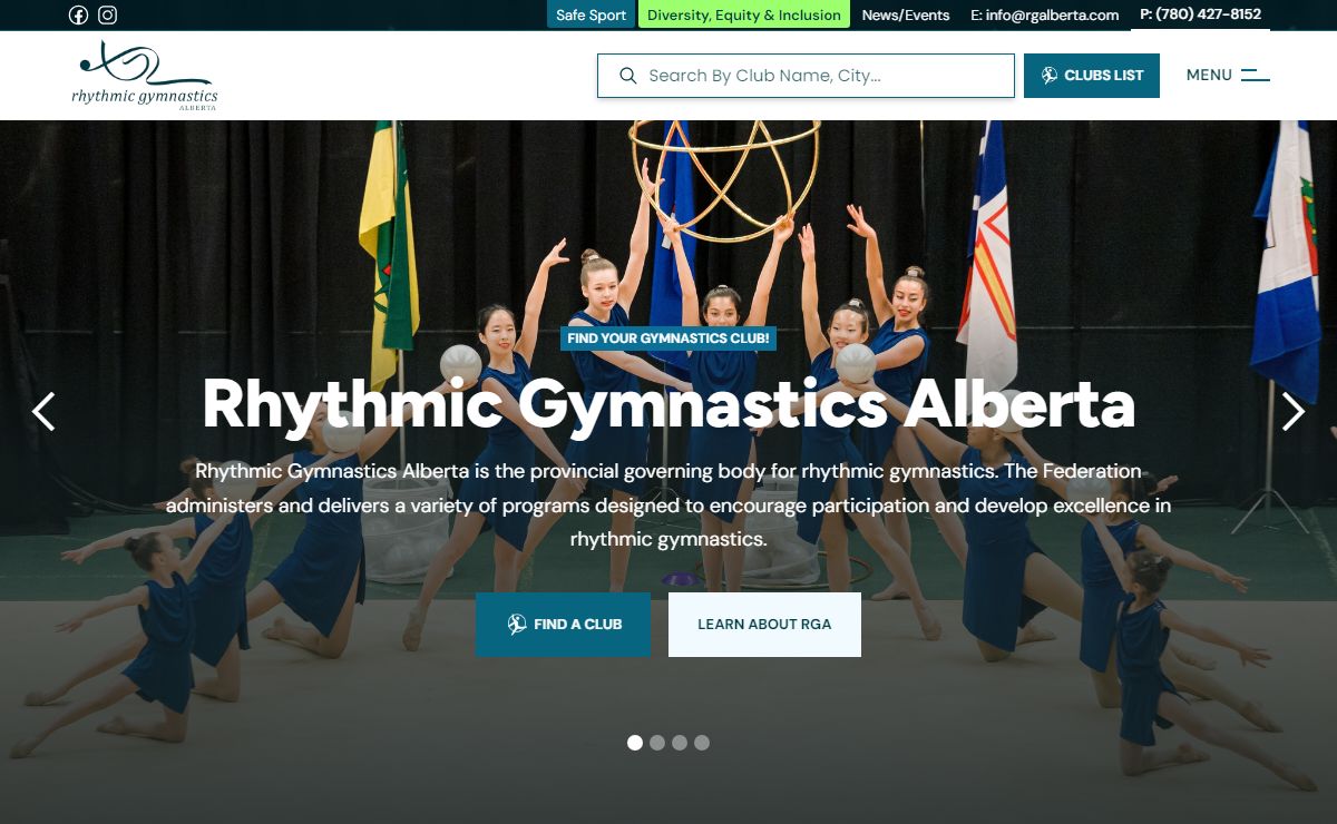 Rhythmic Gymnastics Alberta | Official Website