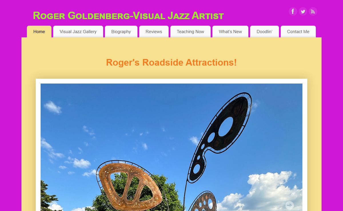 Roger Goldenberg-Visual Jazz Artist — Visual Jazz Artist